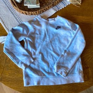 Nike YL sweatshirt - blue tie dye